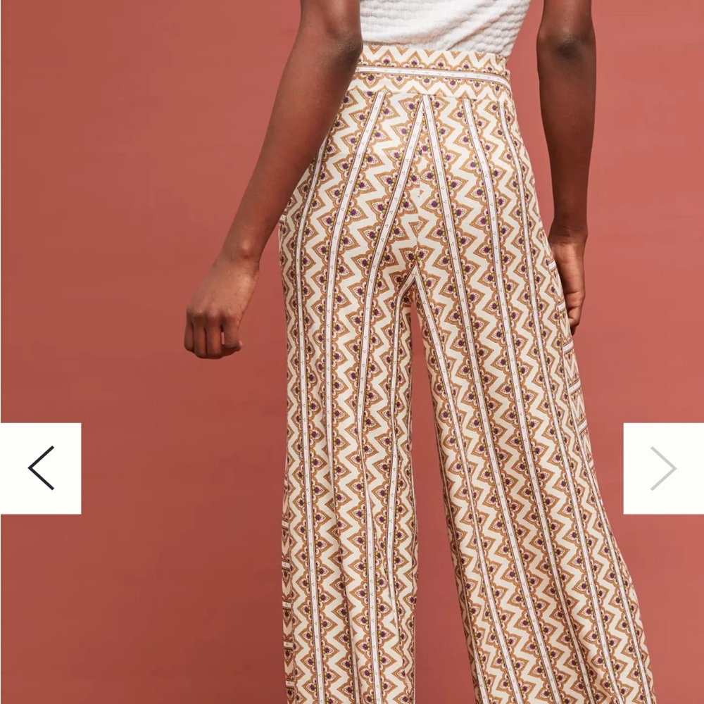 Farm Rio Striped Wide-Leg Pants - Picture 4 of 6